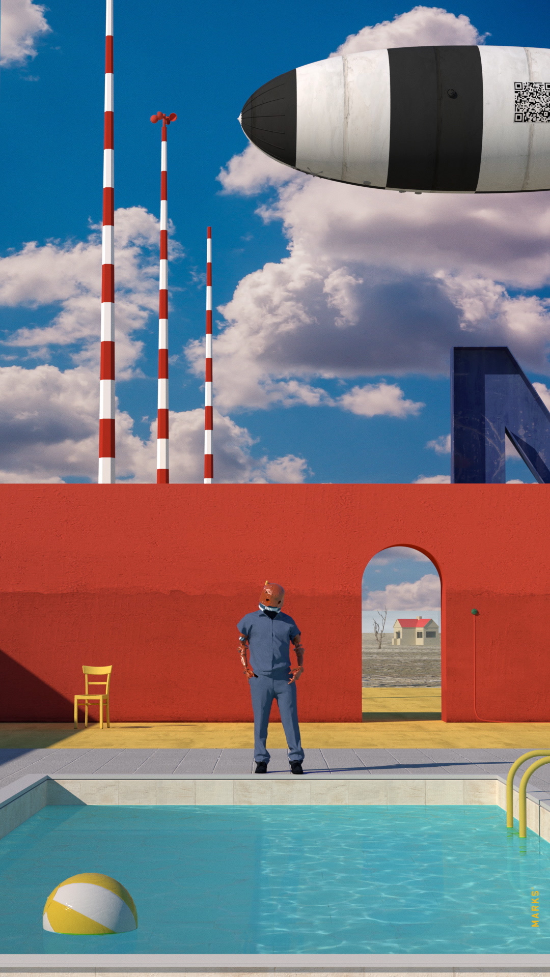 No Splash - (Homage to Hockney) #2/5