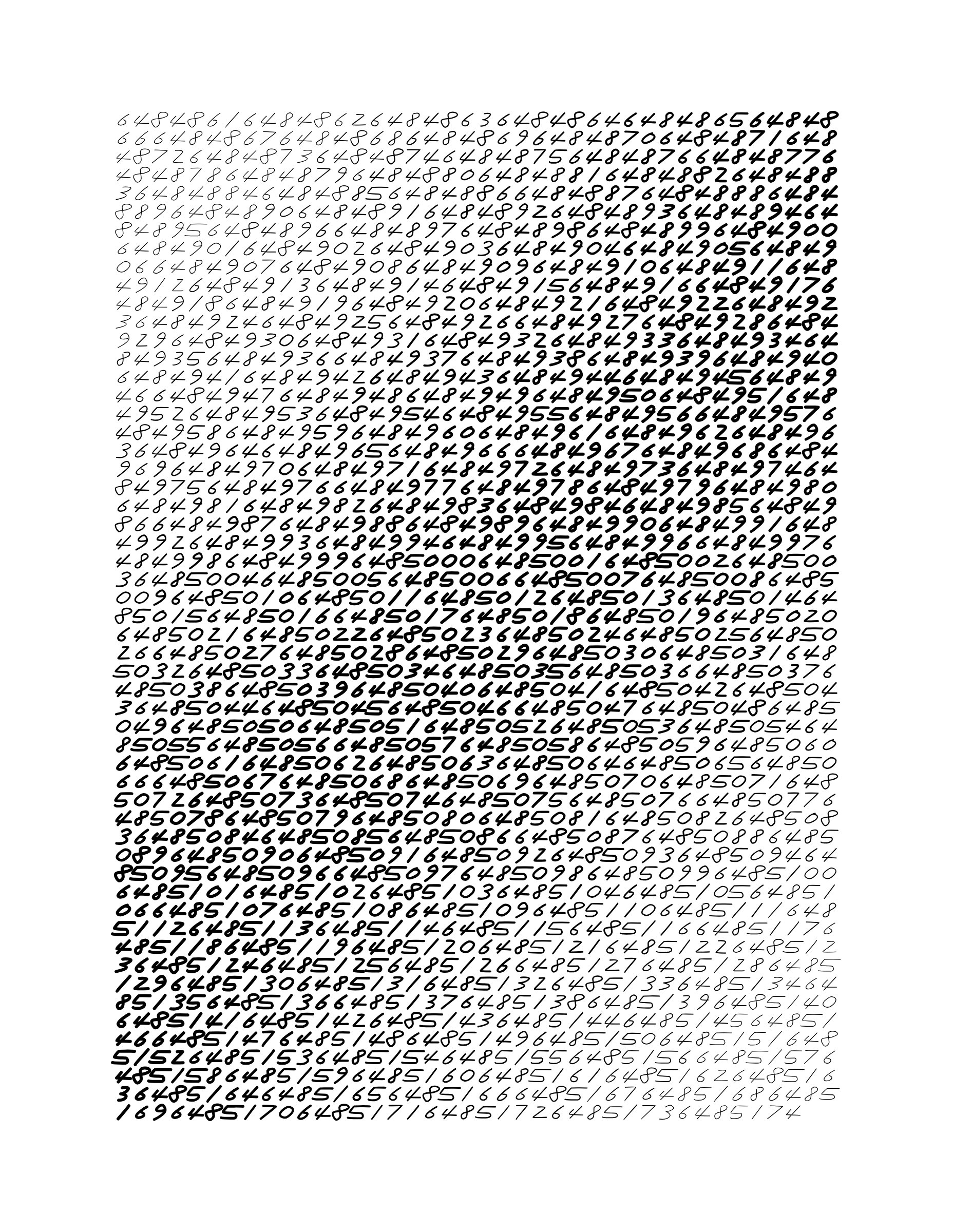 Endless (5,607,250 to Infinity) #3018
