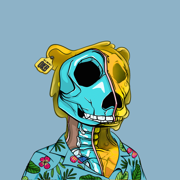 Zombie Okay Bear #3510