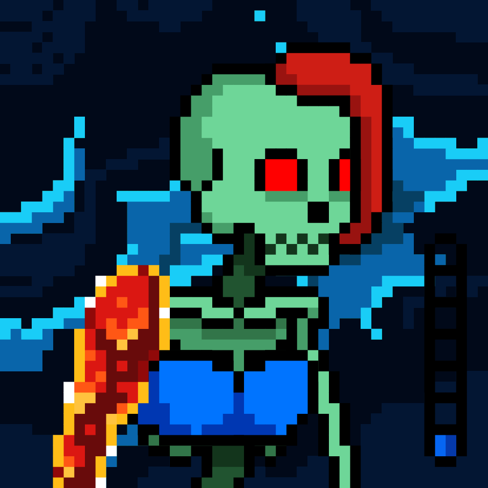 Ordinal Ladies Skull #4096