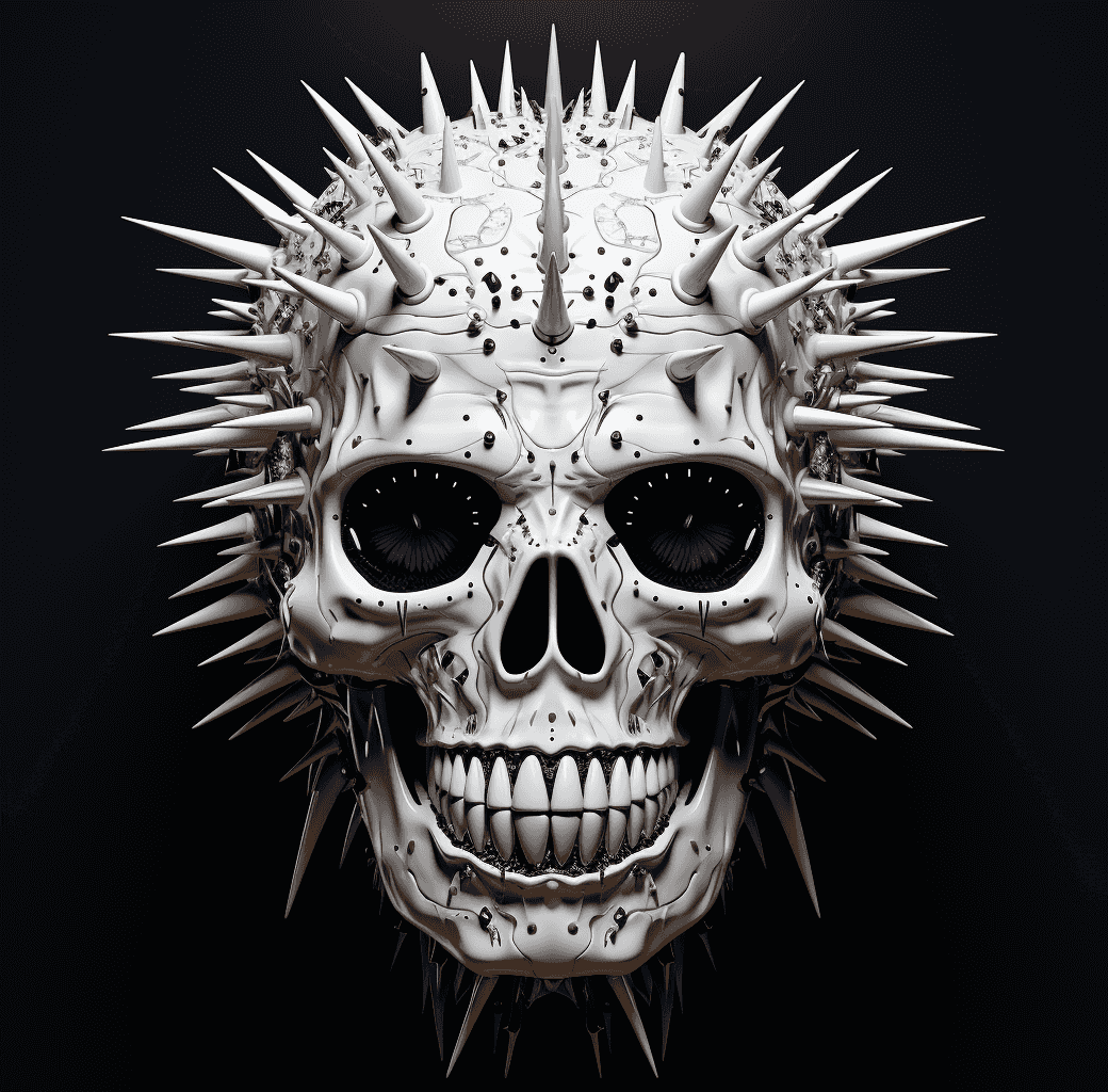 Spiked Skulls by SmokeSolid #200