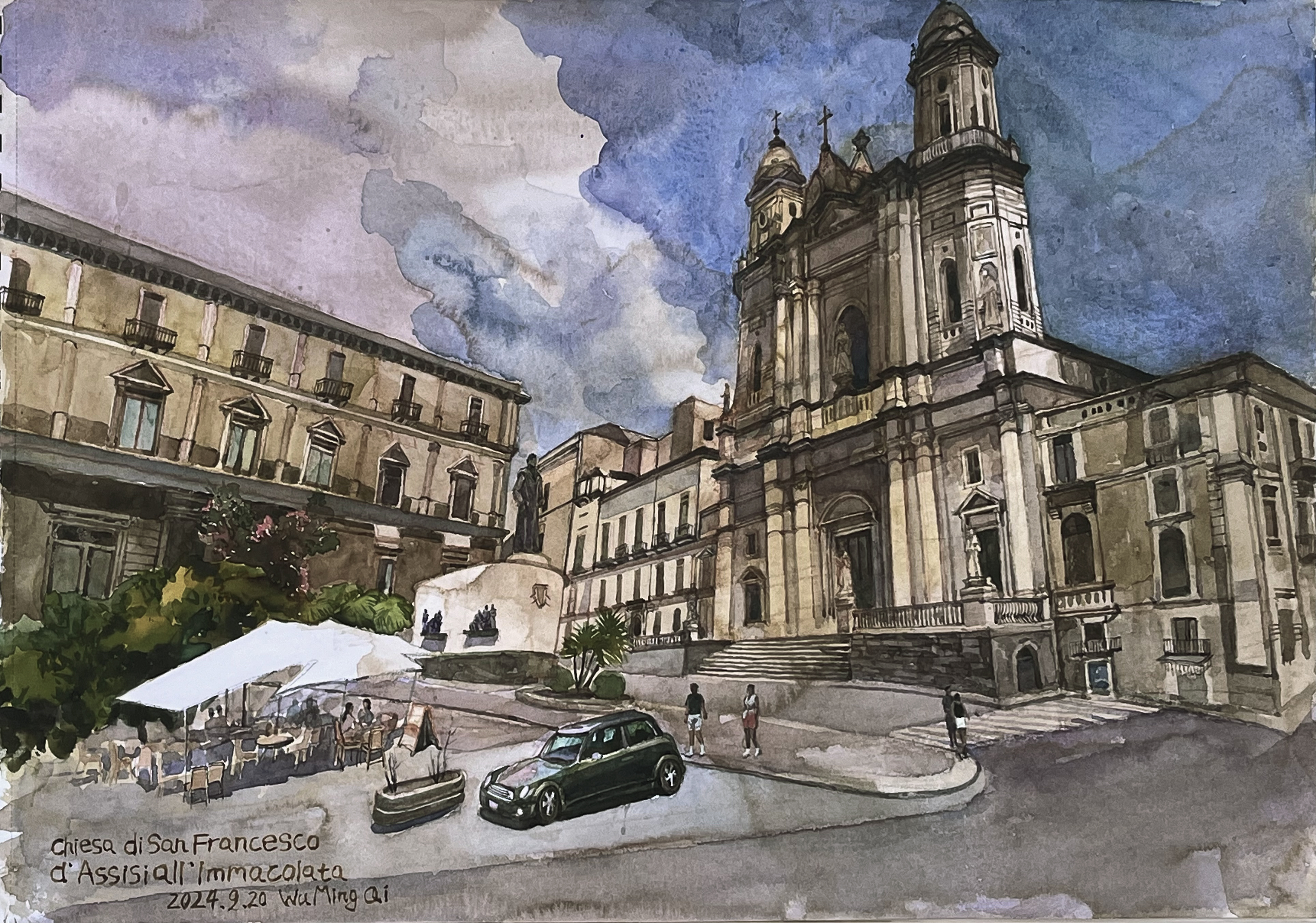 The square of Sicily,