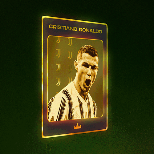 Cristiano Ronaldo #7 Gold Card 2021 - KingDeckNFT
