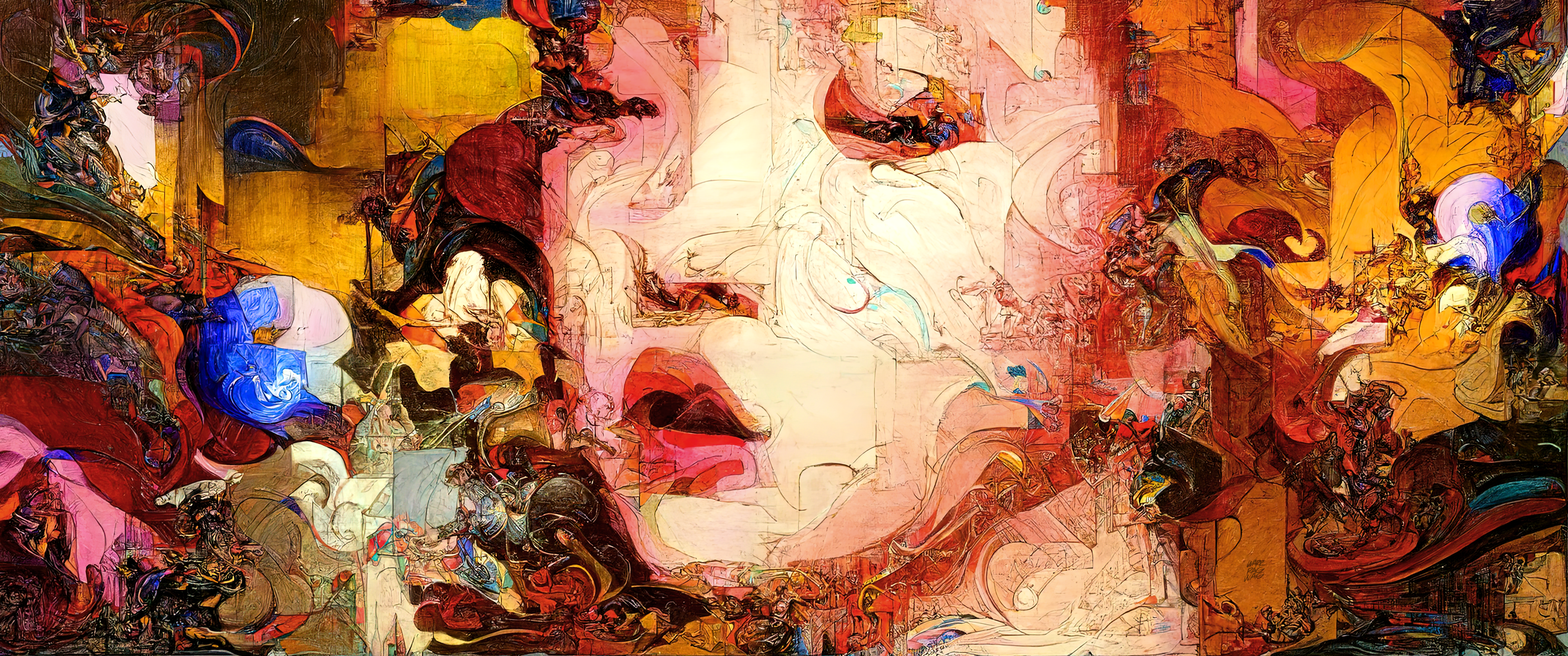 A face in an artificial dream 12