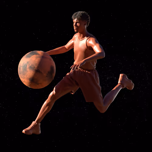 LaMelo Ball Collectibles, Type: Red Mars, ID:4728