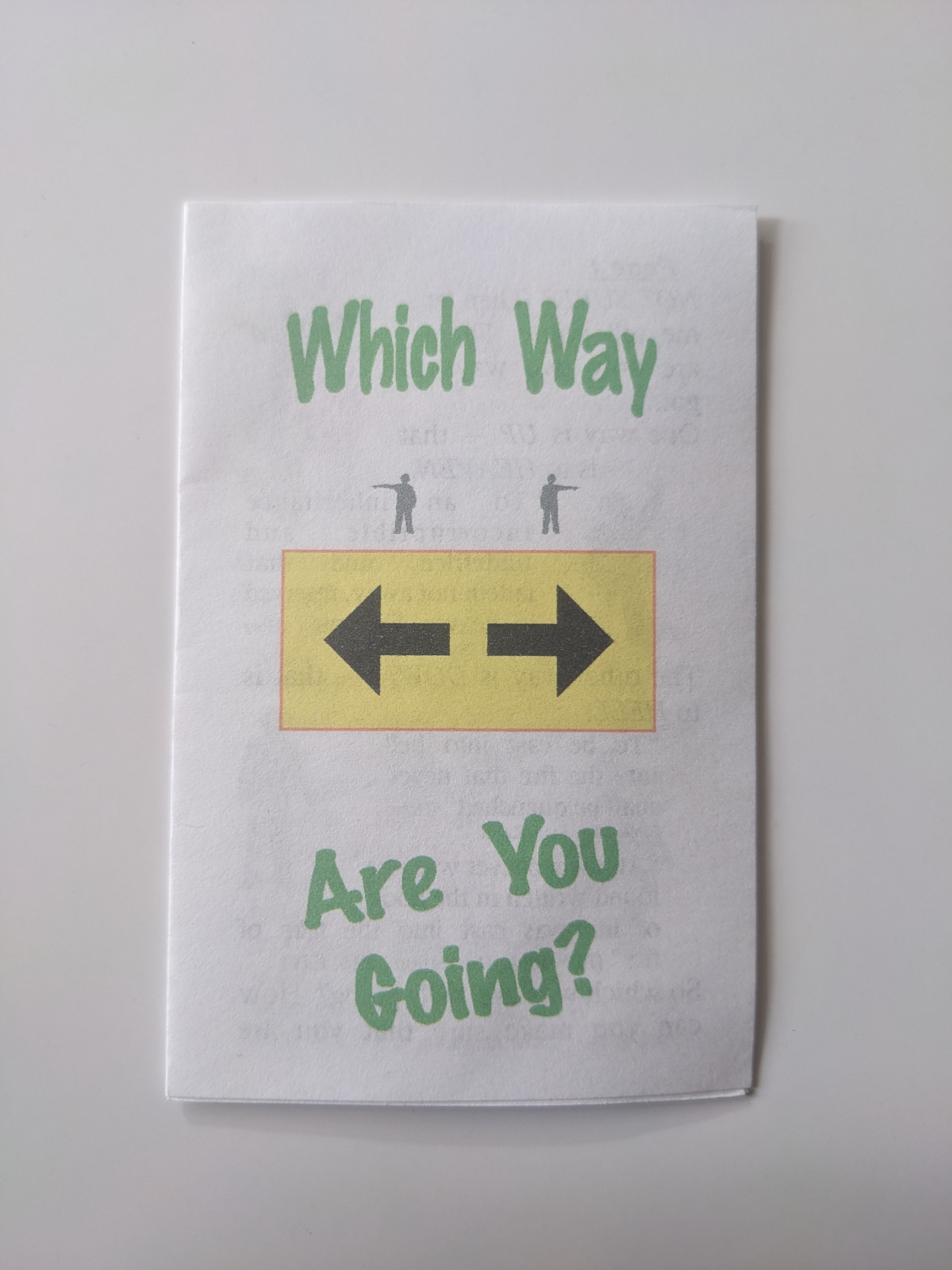 Which Way Are You Going?