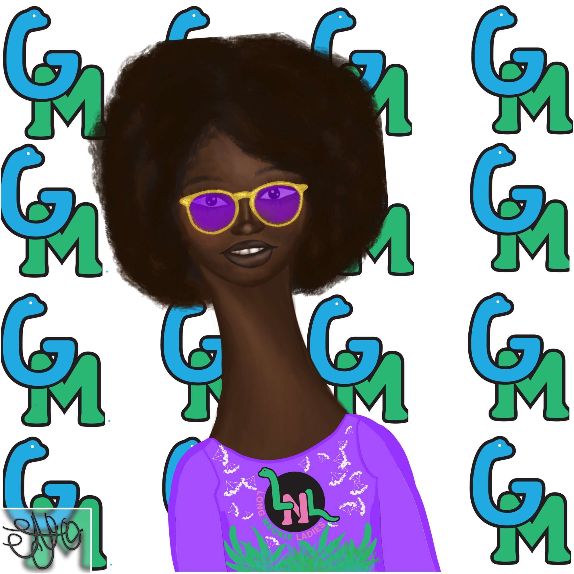 Long Neckie Kid #9383