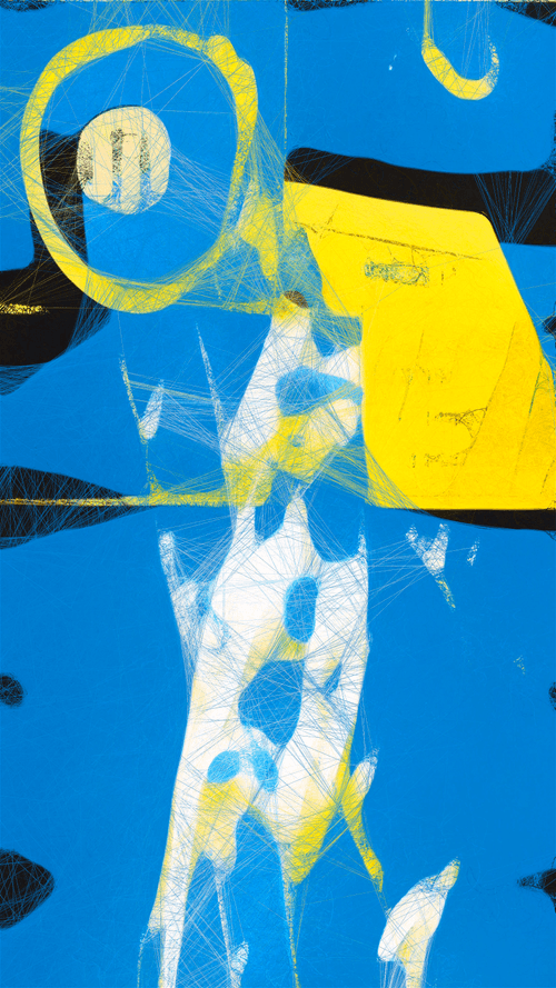 Unsupervised — Machine Hallucinations — MoMA Dreams — C #34