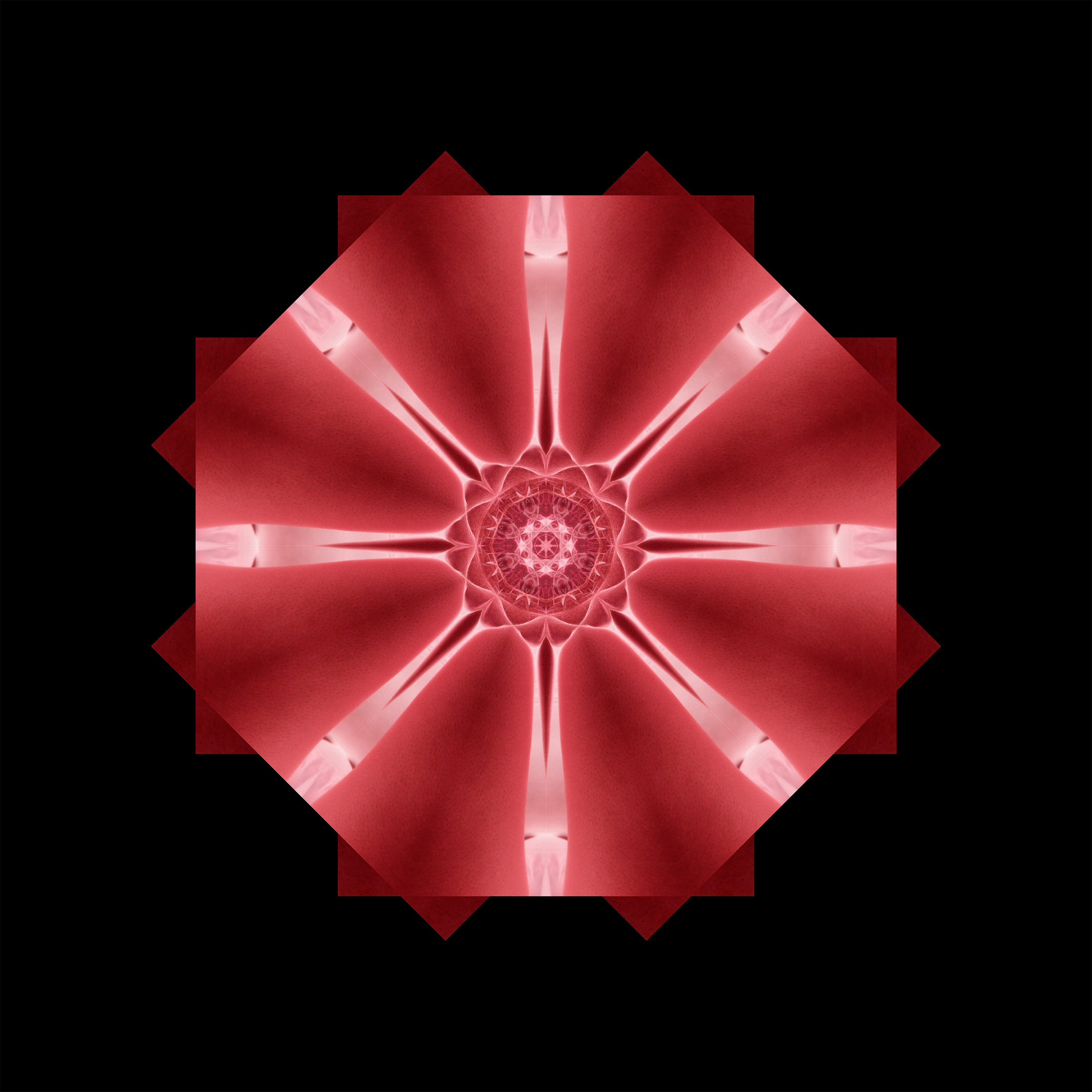 Yin Mandala: Red