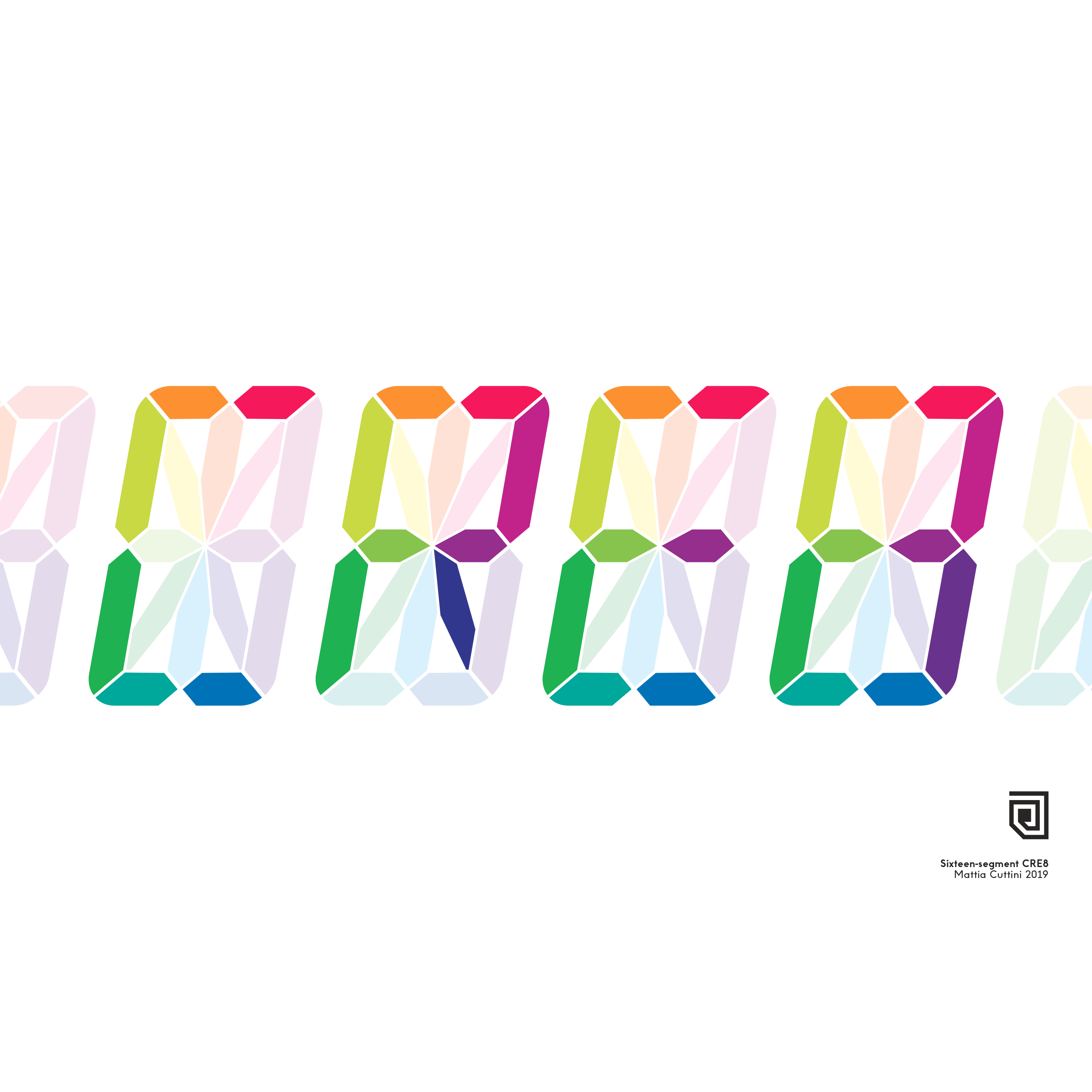 Sixteen-segment CRE8