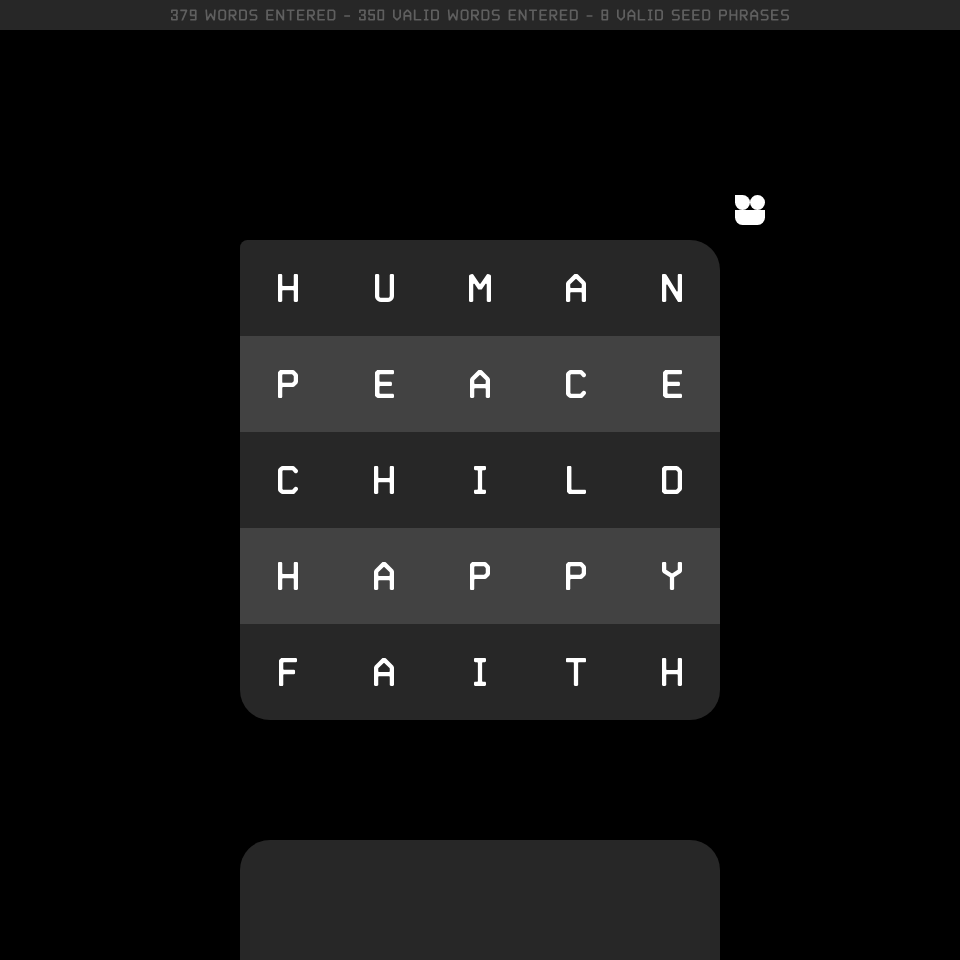 vvords, Set 026, Ed. 10