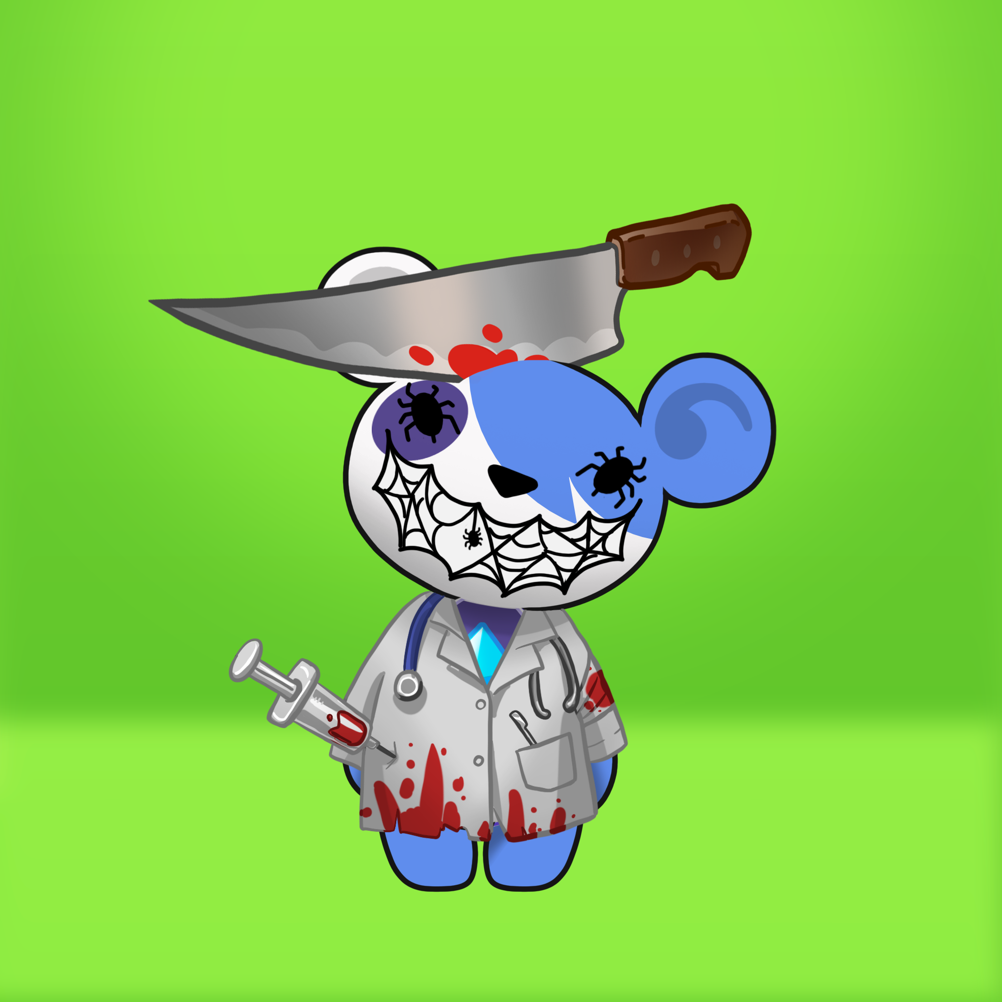 Evil Teddy Bear #4232