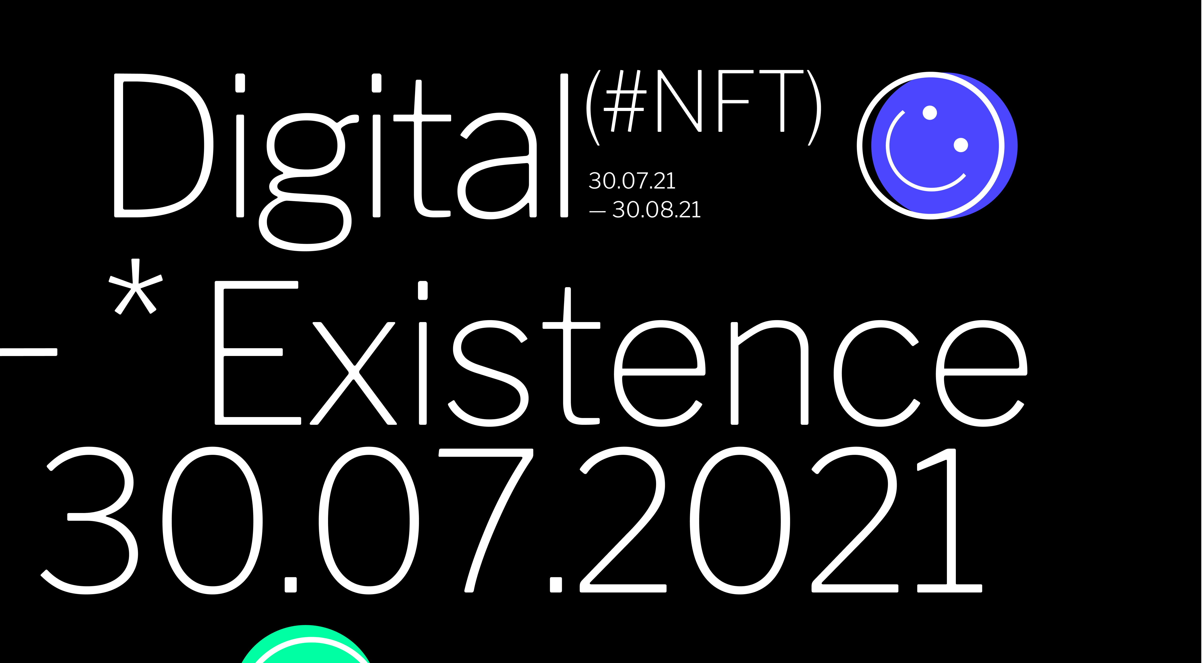 Digital Existence Exhibition Invite