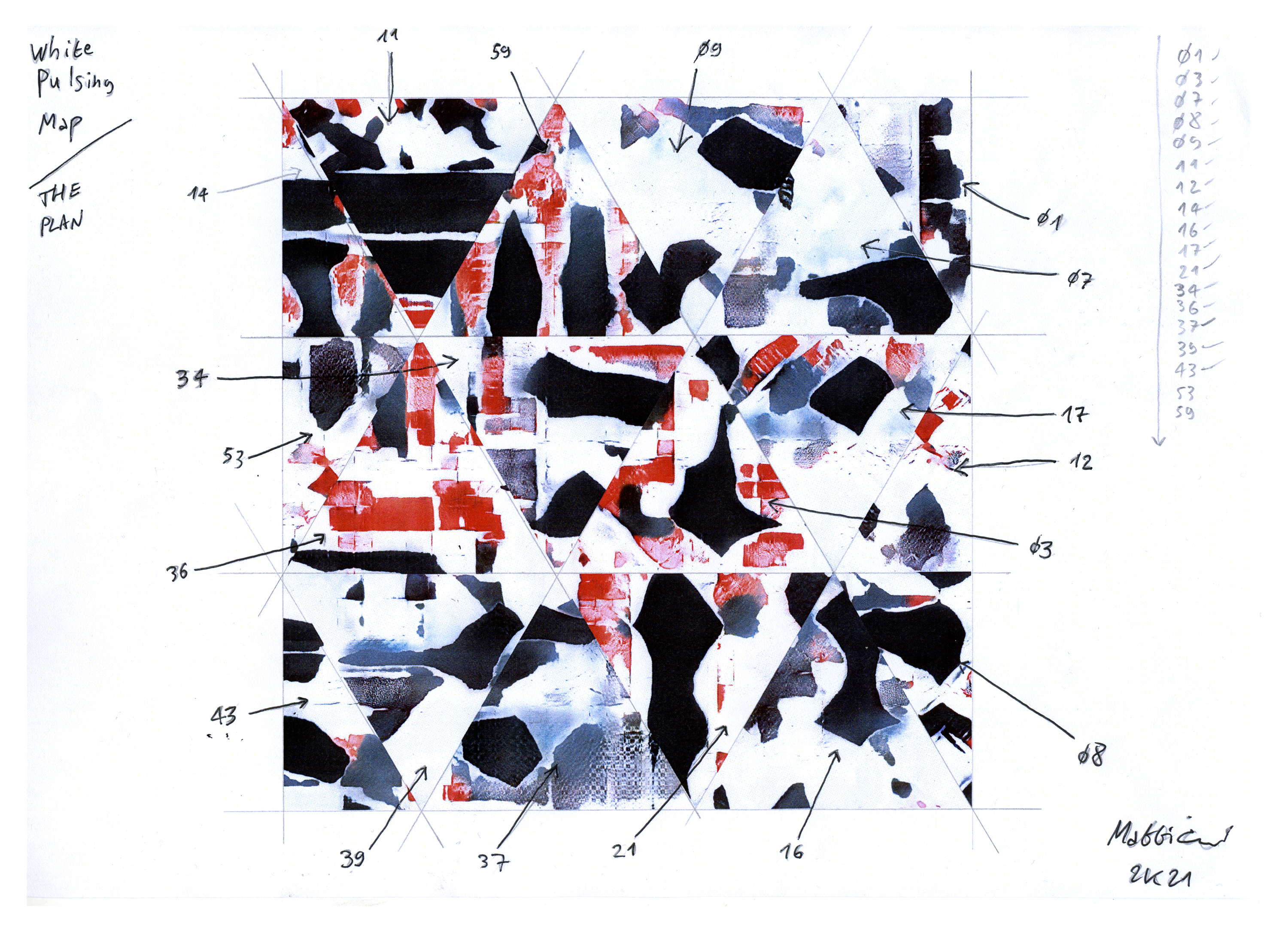 Plan for White Pulsing Map