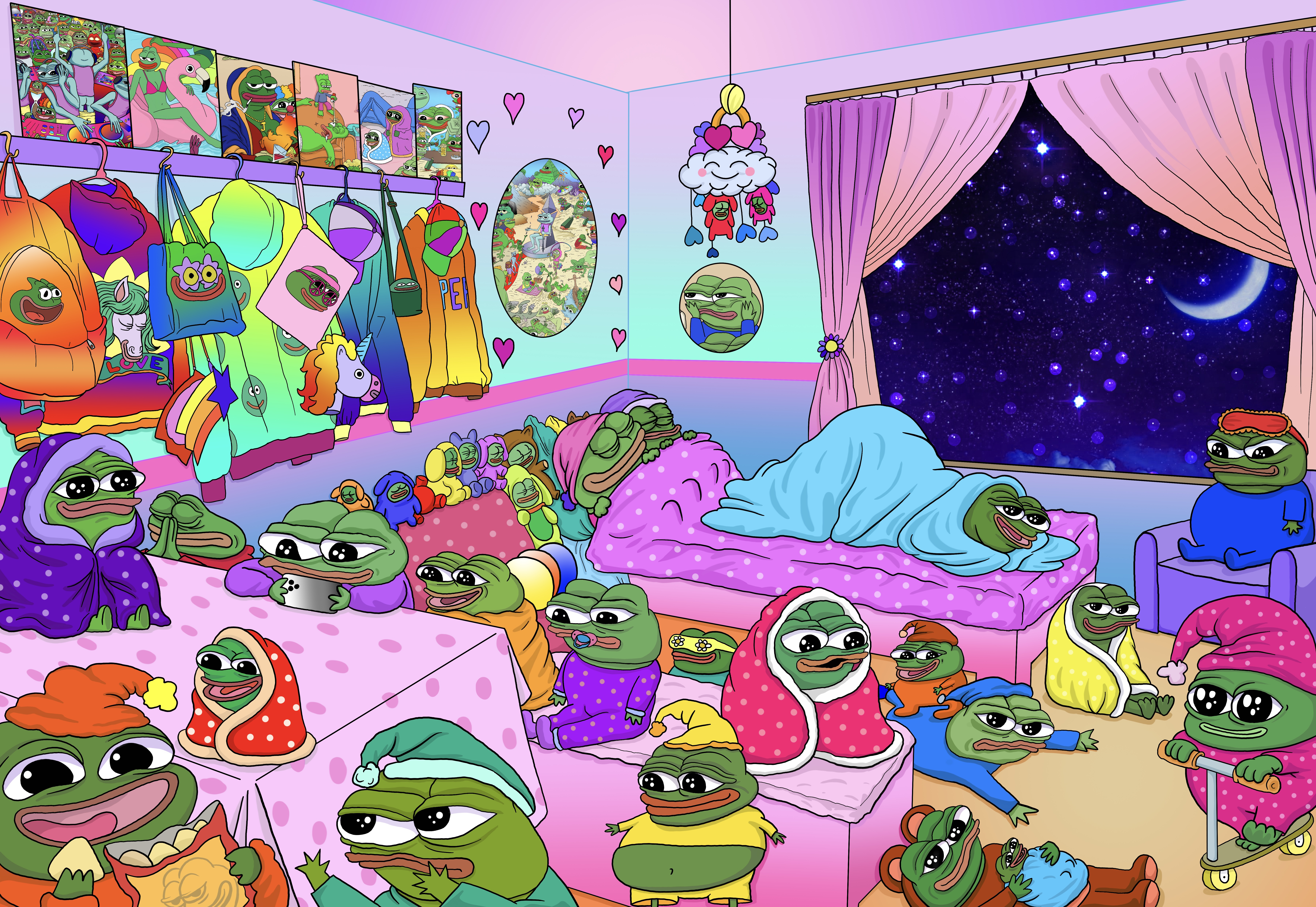 Pajama Party of Cozy Frens