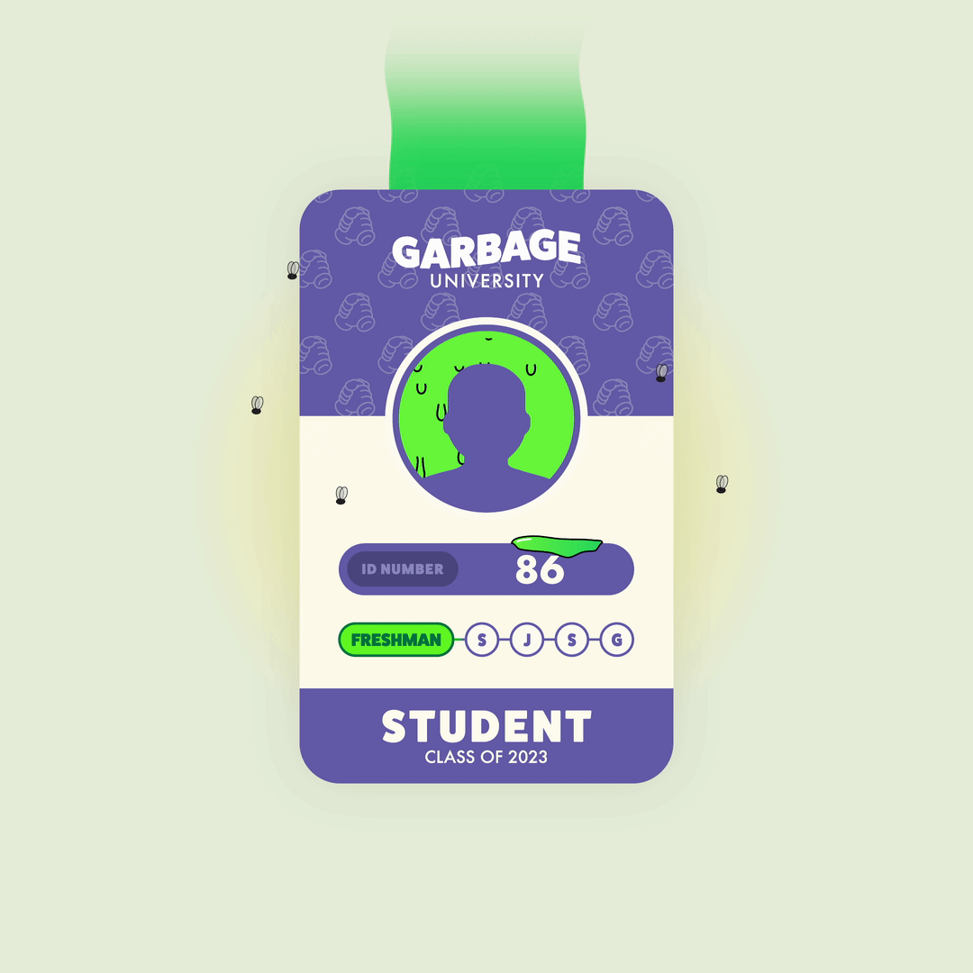 Garbage University Student ID: 86