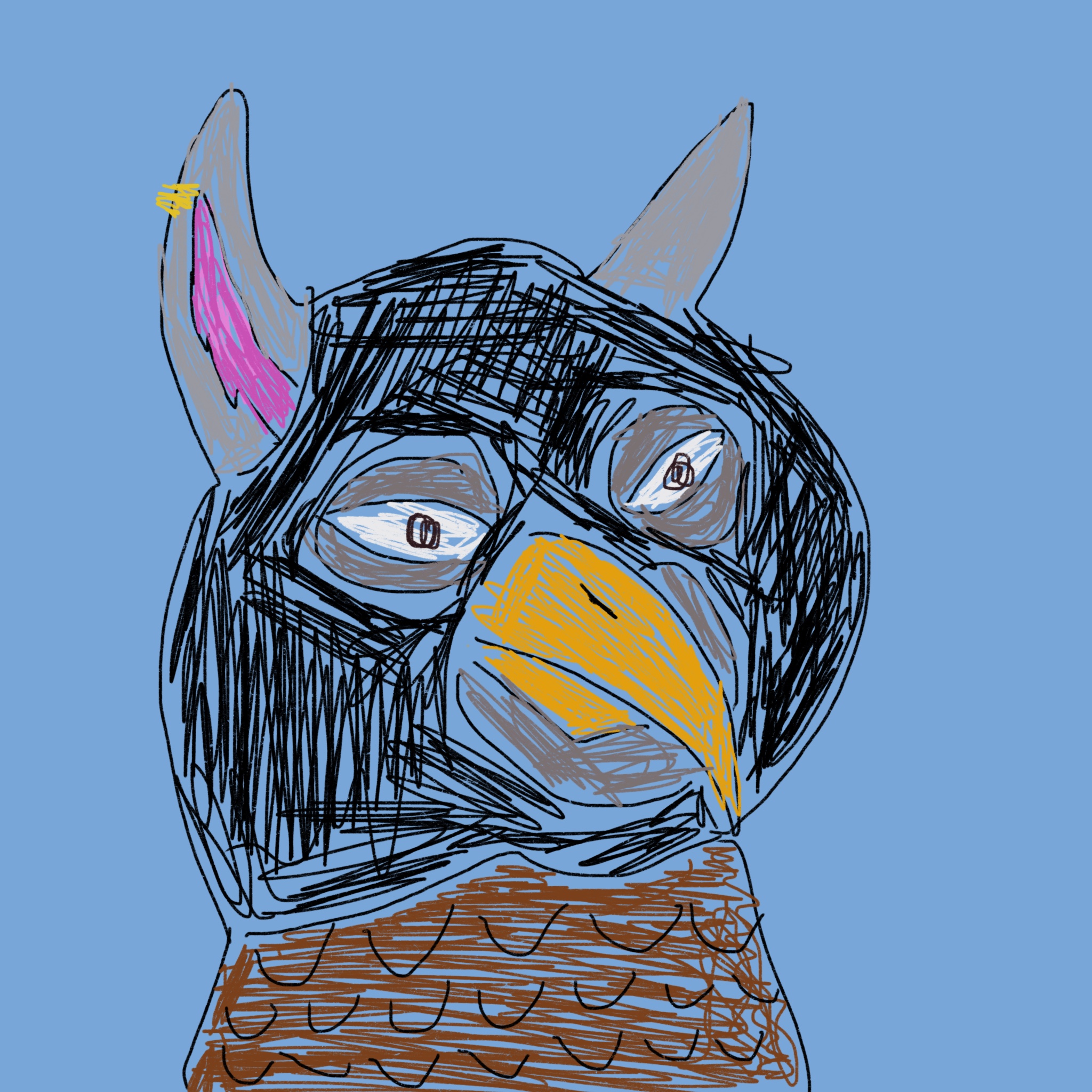 Hand Drawn Slum Doge Billionaire 6585
