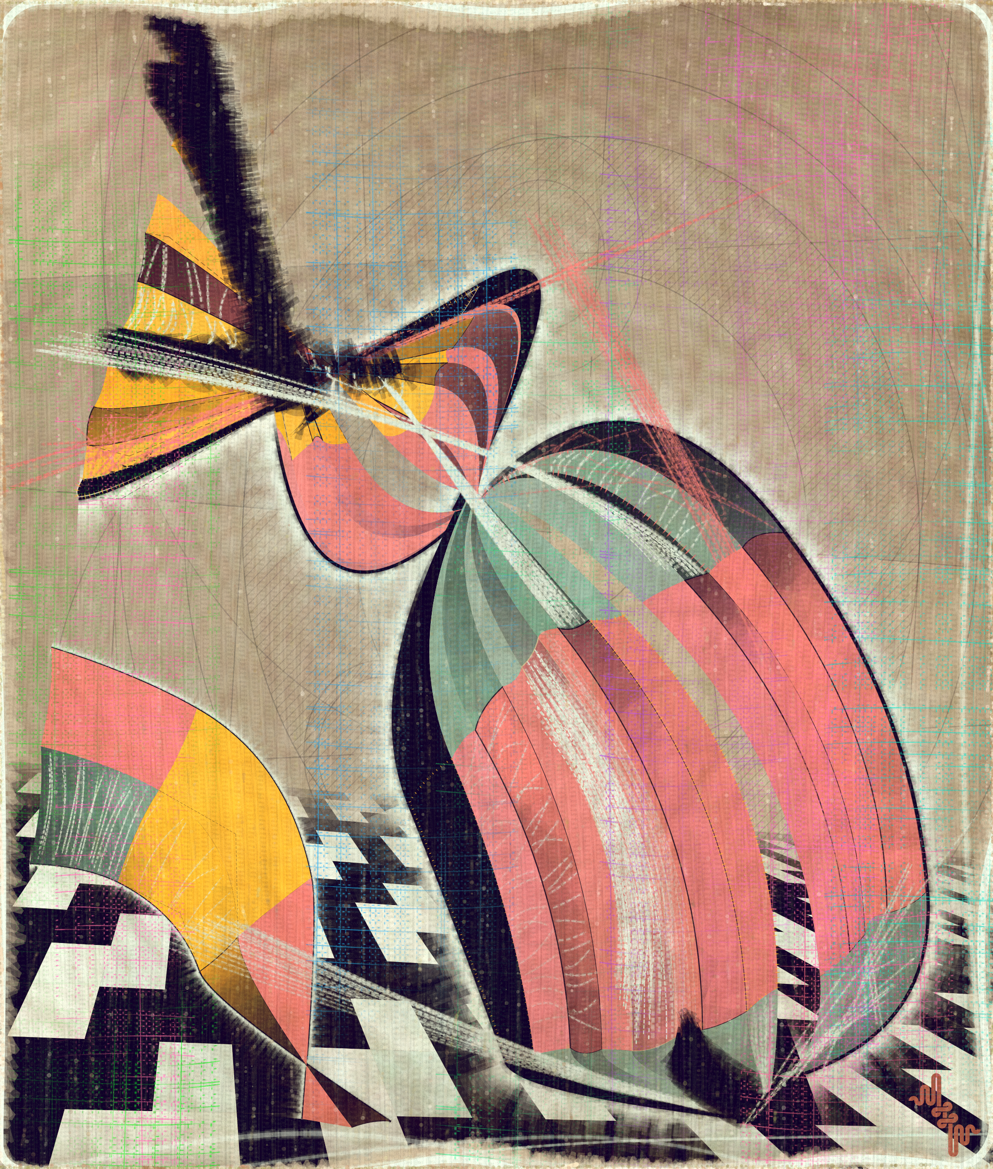 Amplitudes of Canvas #133