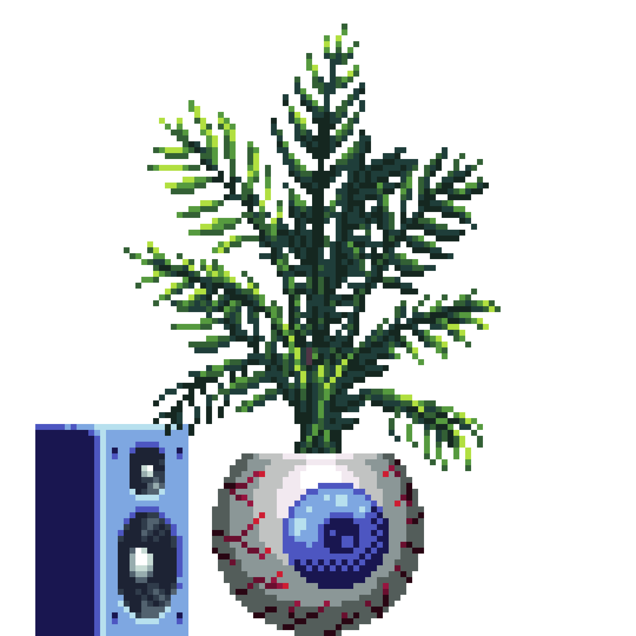 Areca Palm in Eyeball pot with Speaker