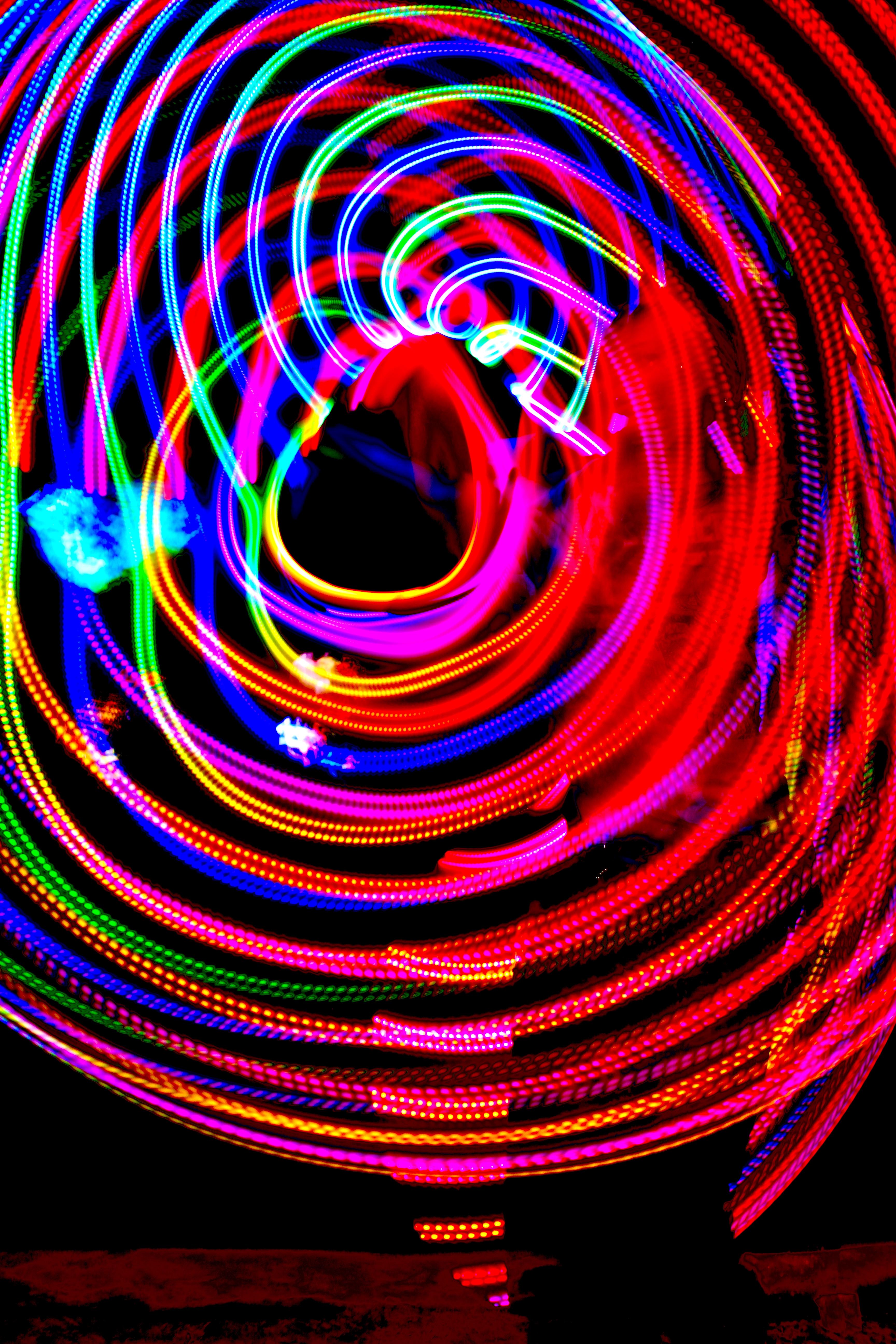 Dancing Light Trails