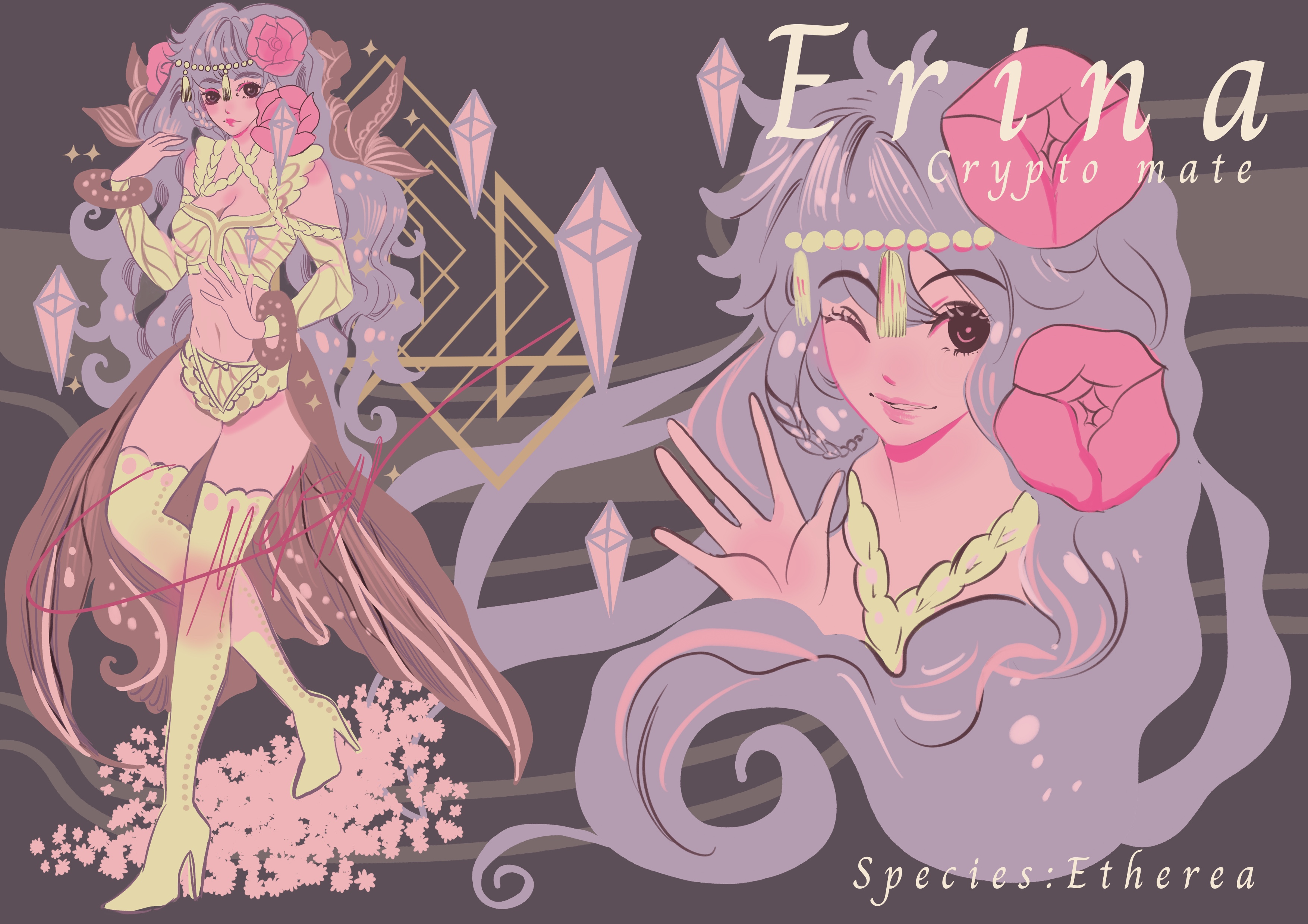 Erina ETH virtual crypto mate no.01 