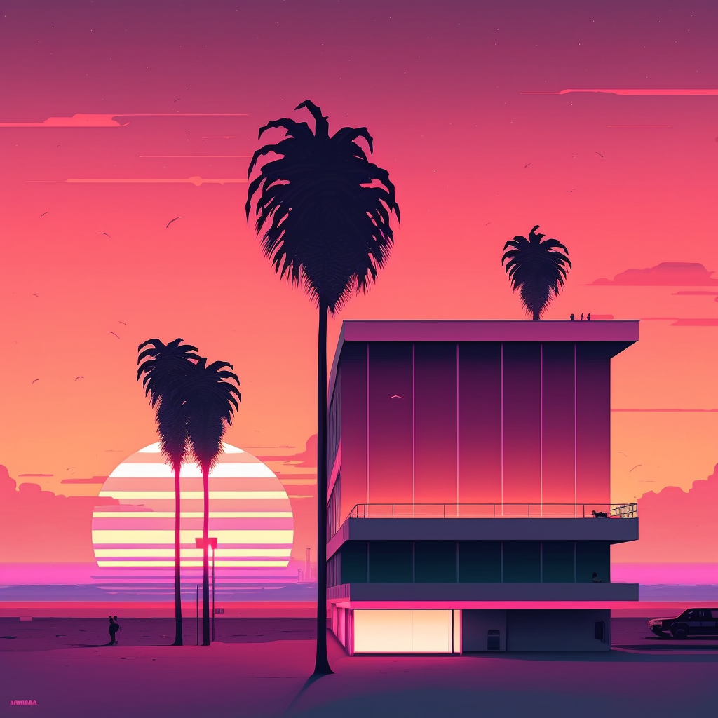 Sunset at Venice