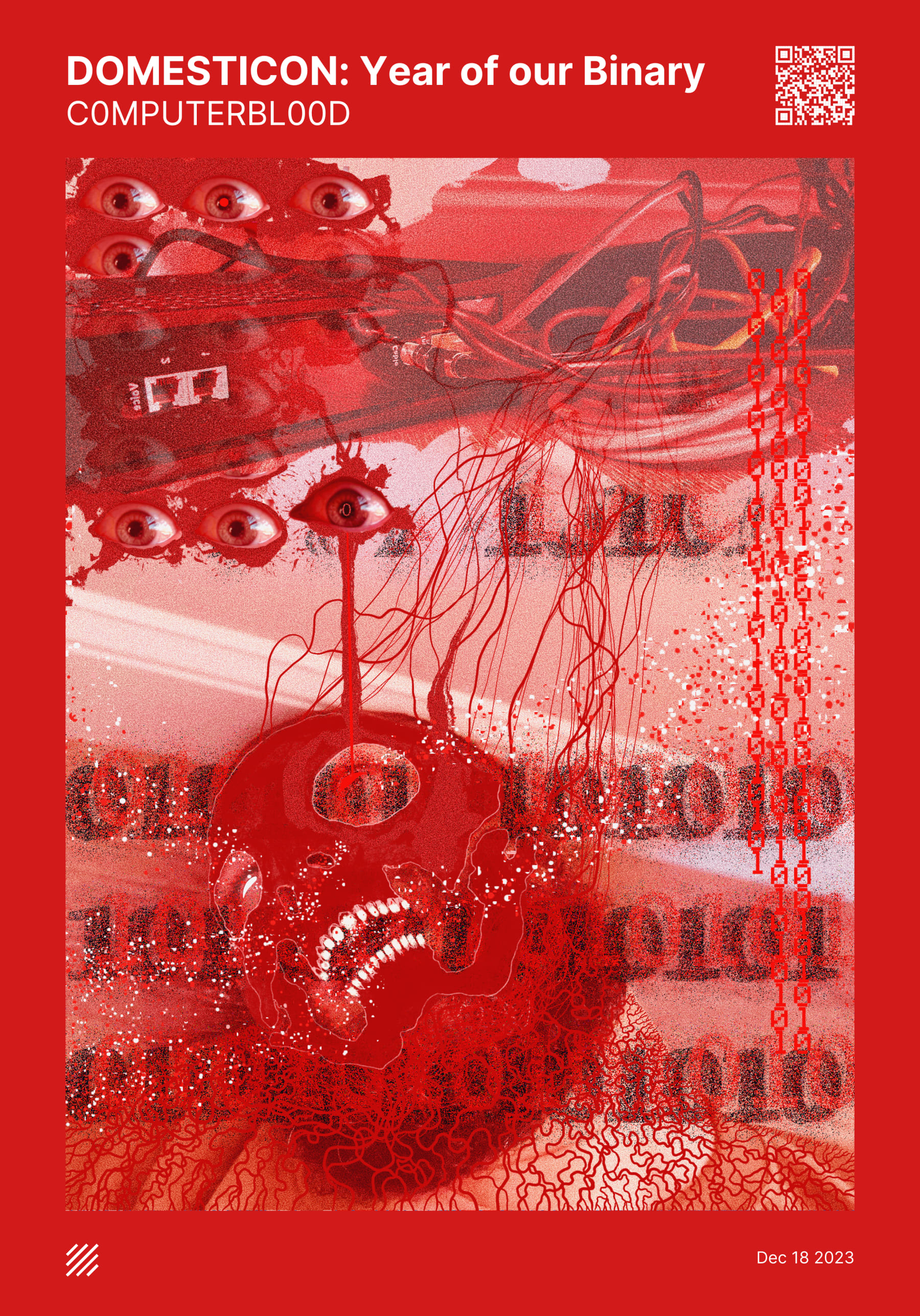 C0MPUTER BL00D DOMESTICON: Year of our Binary v.001 (Self Portrait) by Deca