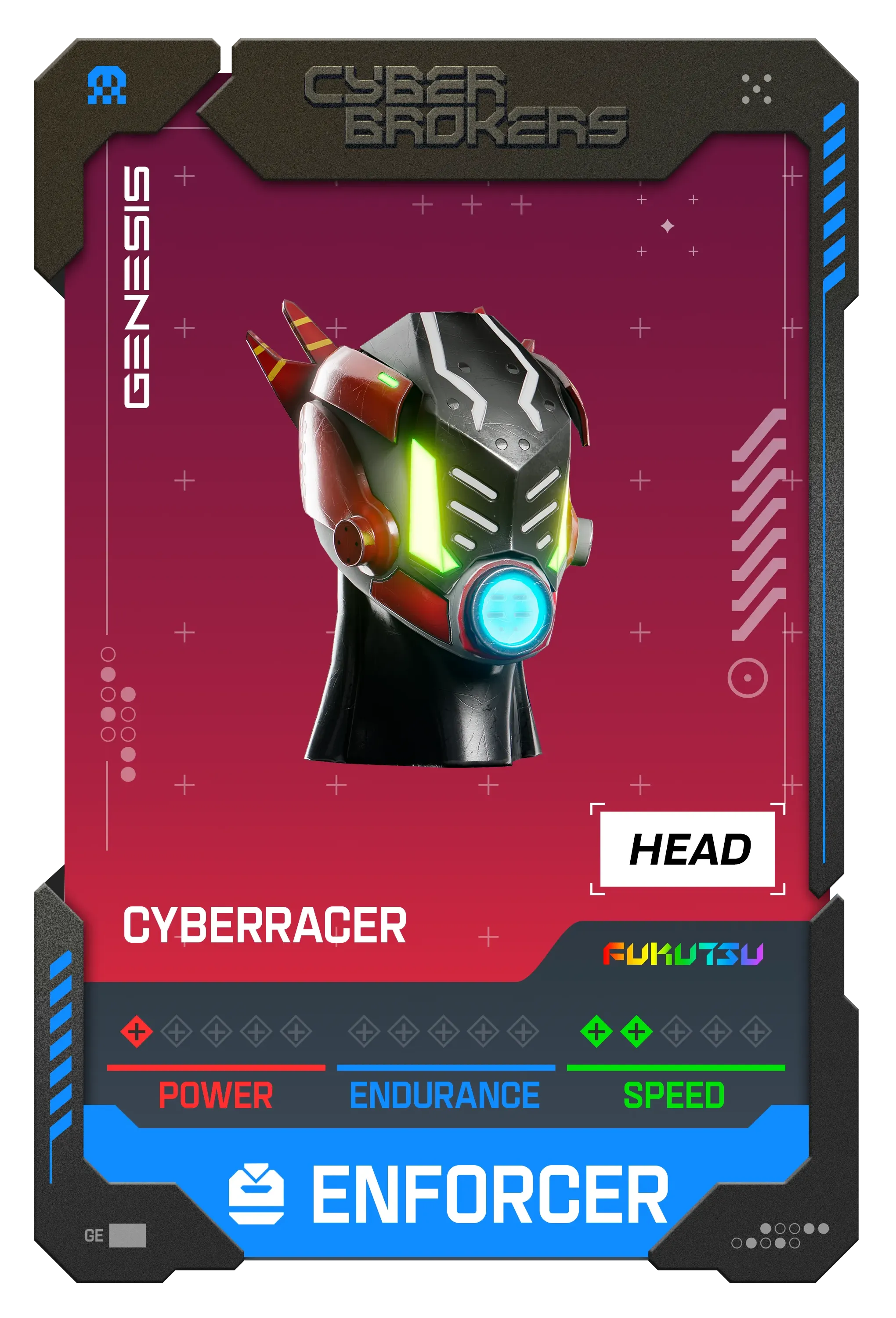 CyberRacer Enforcer Head 
