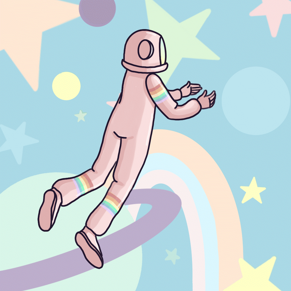 Space Hug #2419 (Left)