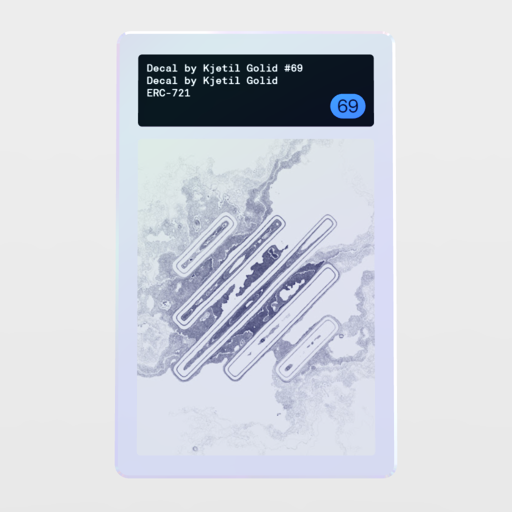 Minter Token - Decal by Kjetil Golid #69