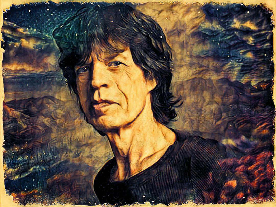 Midnight art #48 Mick Jagger