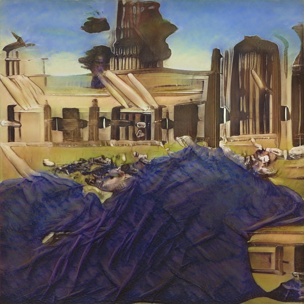 Drowning Château - AI Renaissance Painting