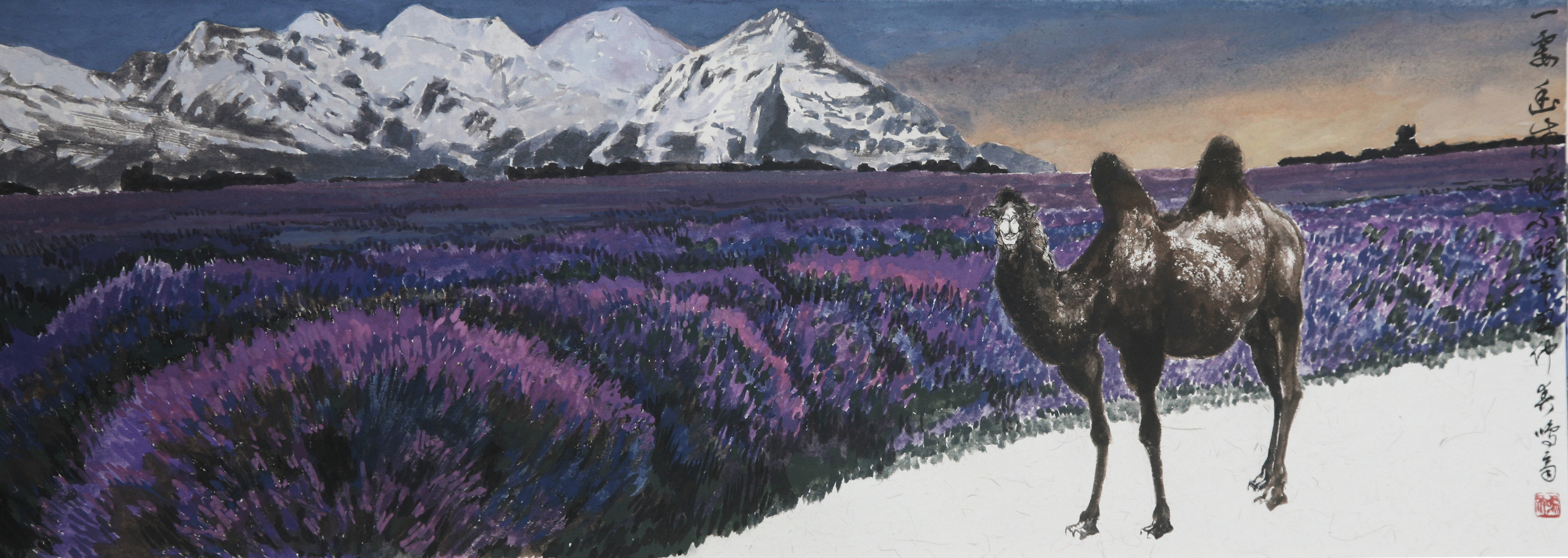 Enchanted by the purple hue that won’t fade,