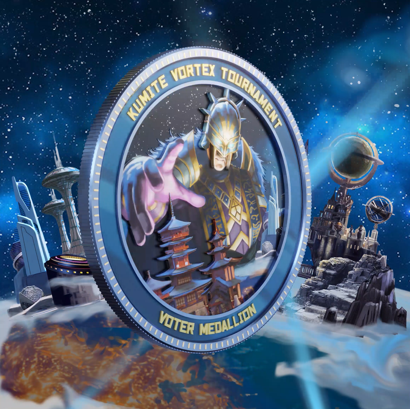 KUMITE - Vortex I Voter Medallion