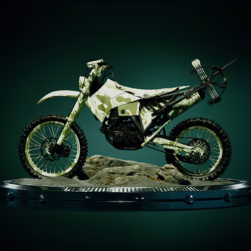 Green Camo Bike