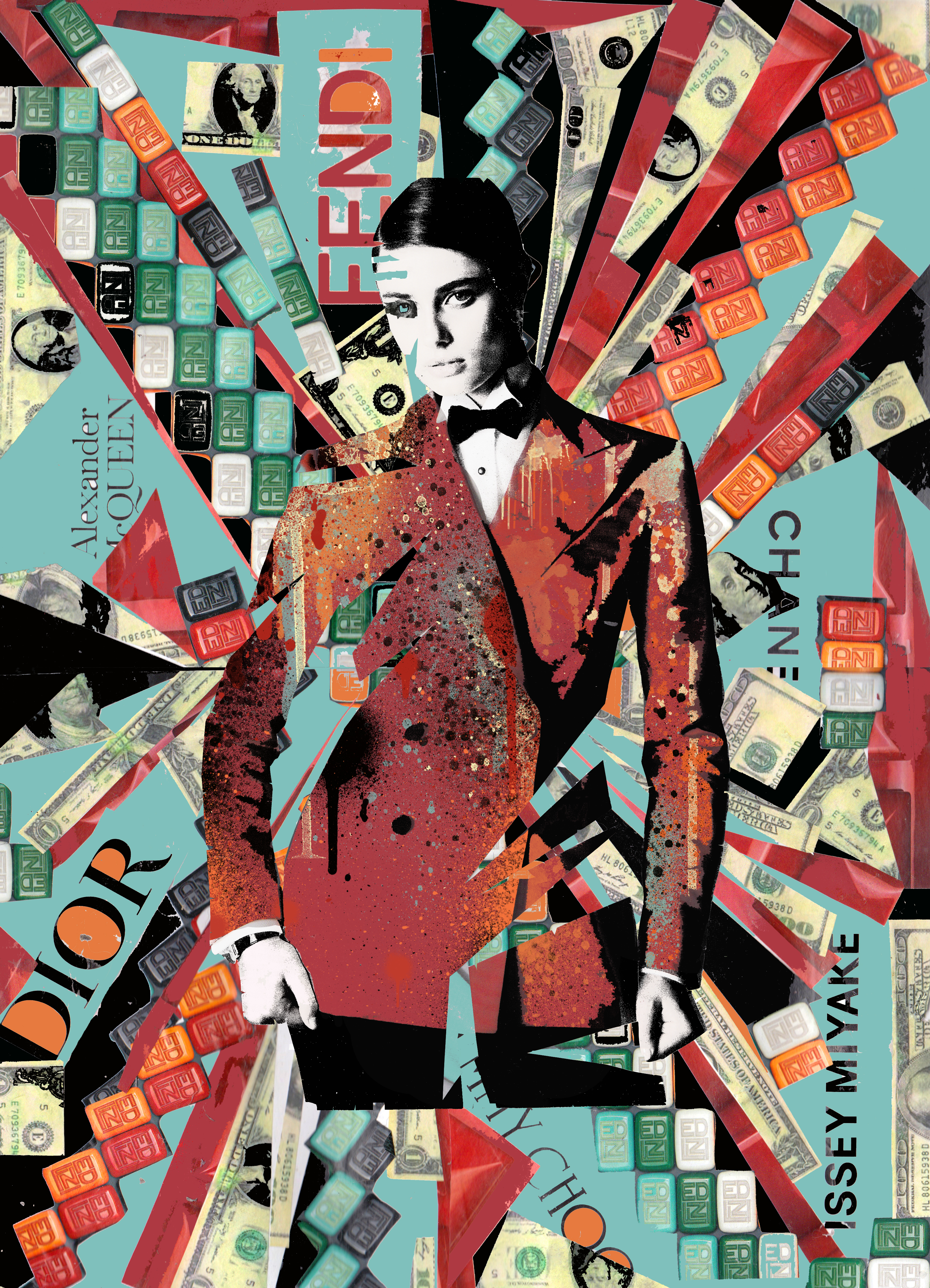 OLD MONEY CORRUPTS (GRAFFITI)