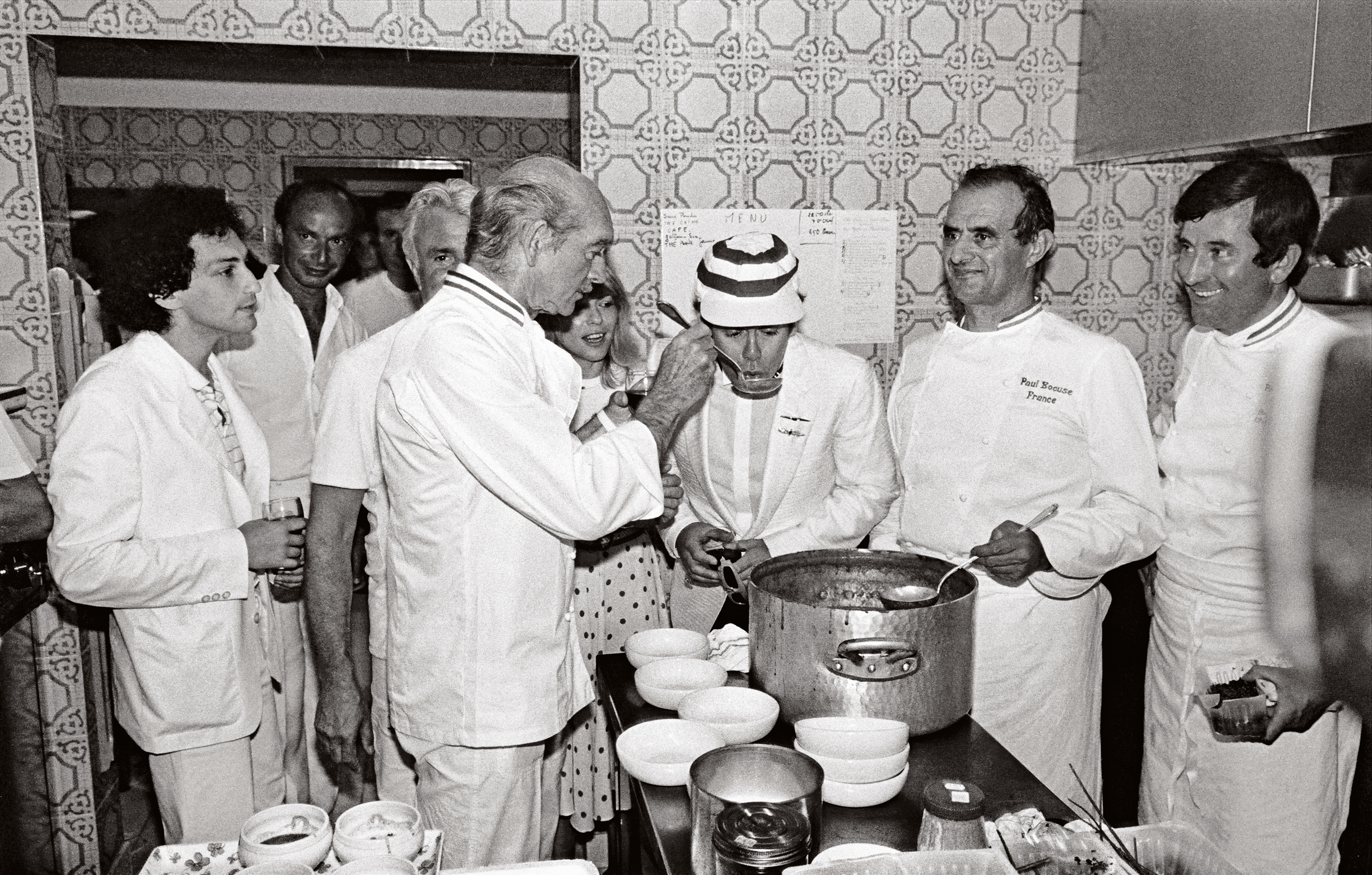 80 - Elton John, Eddie Barclay, Michel Berger, France Gall and Paul Bocuse, 1980