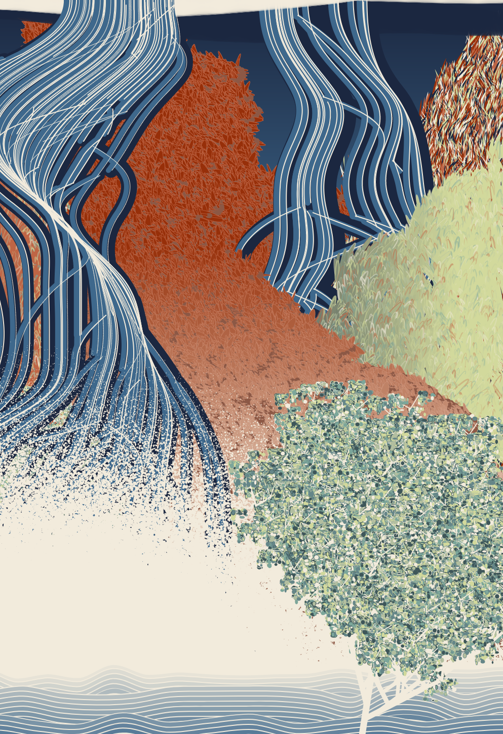 LACMA: ROTF Vol. 2 Monica Rizzolli A Tour of Hypothetical Waterfalls #72