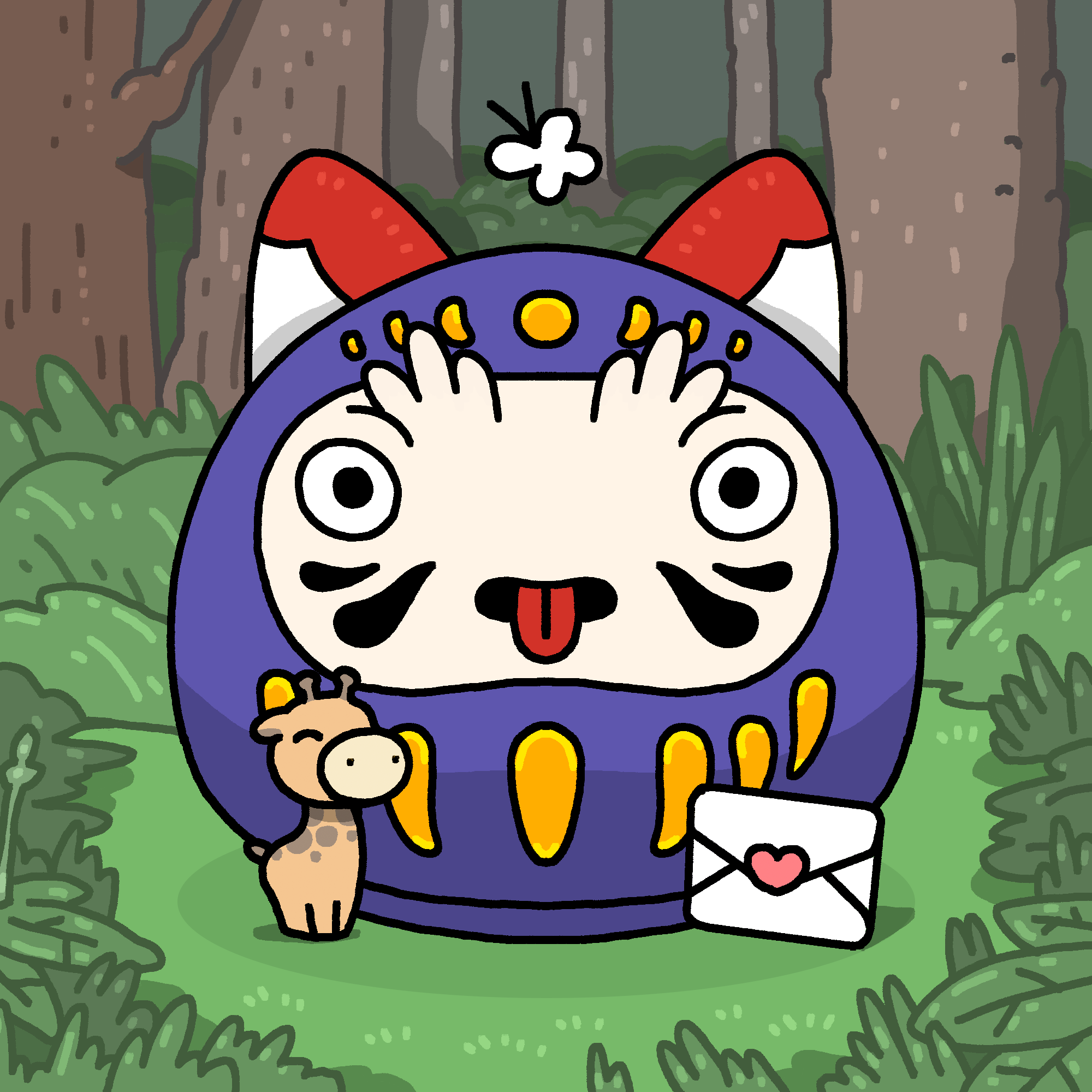 Neko Daruma #53