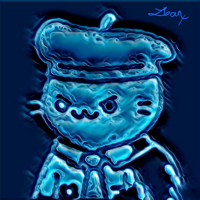 Cool Cats nft # 3193  Derivative by @Iban_Broker