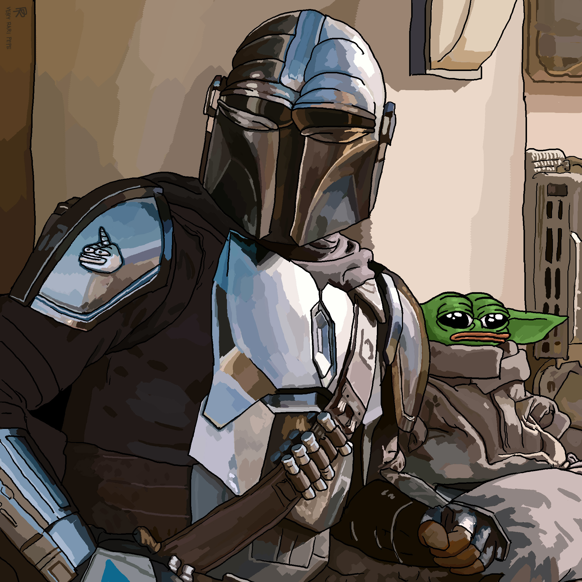 The Peplorian and Baby Pepe.