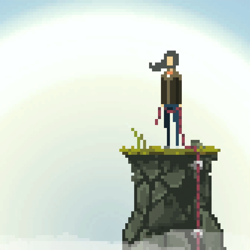 Pixel Art GIF - Wind Child