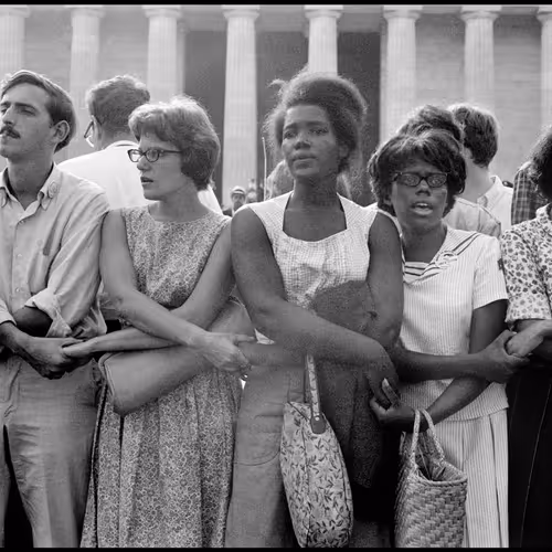 Magnum 75 #41 by Leonard Freed. Washington, D.C., USA. 1963