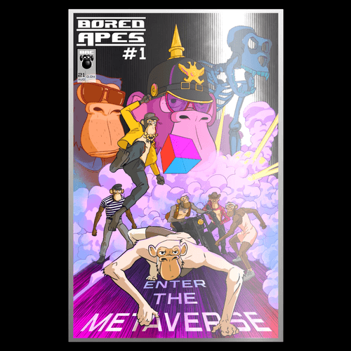 Bored Ape Comic #1: Silver, ID: 2633