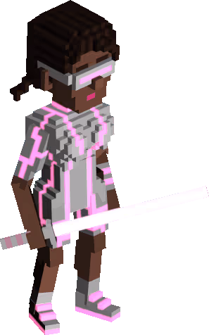 Retro Swordswoman