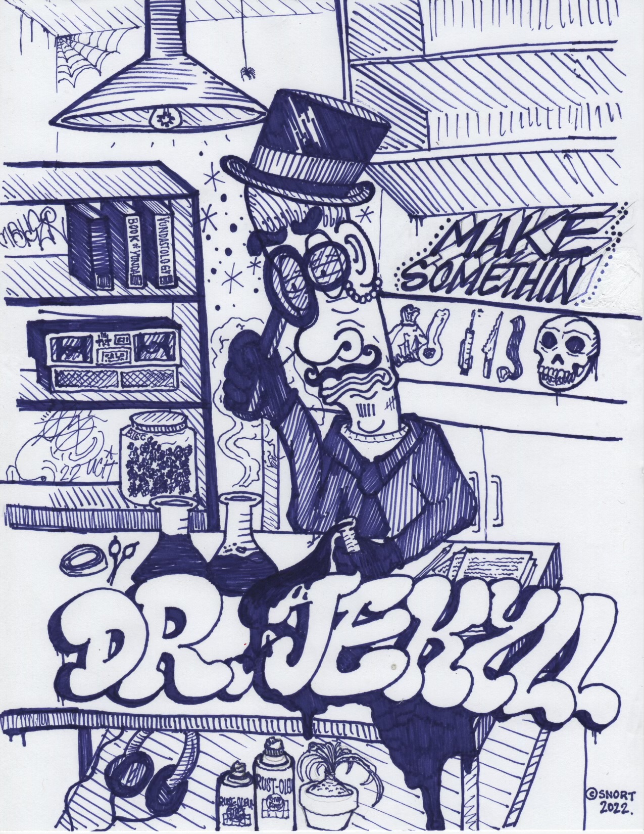 Dr. Jekyll Digital Print #2