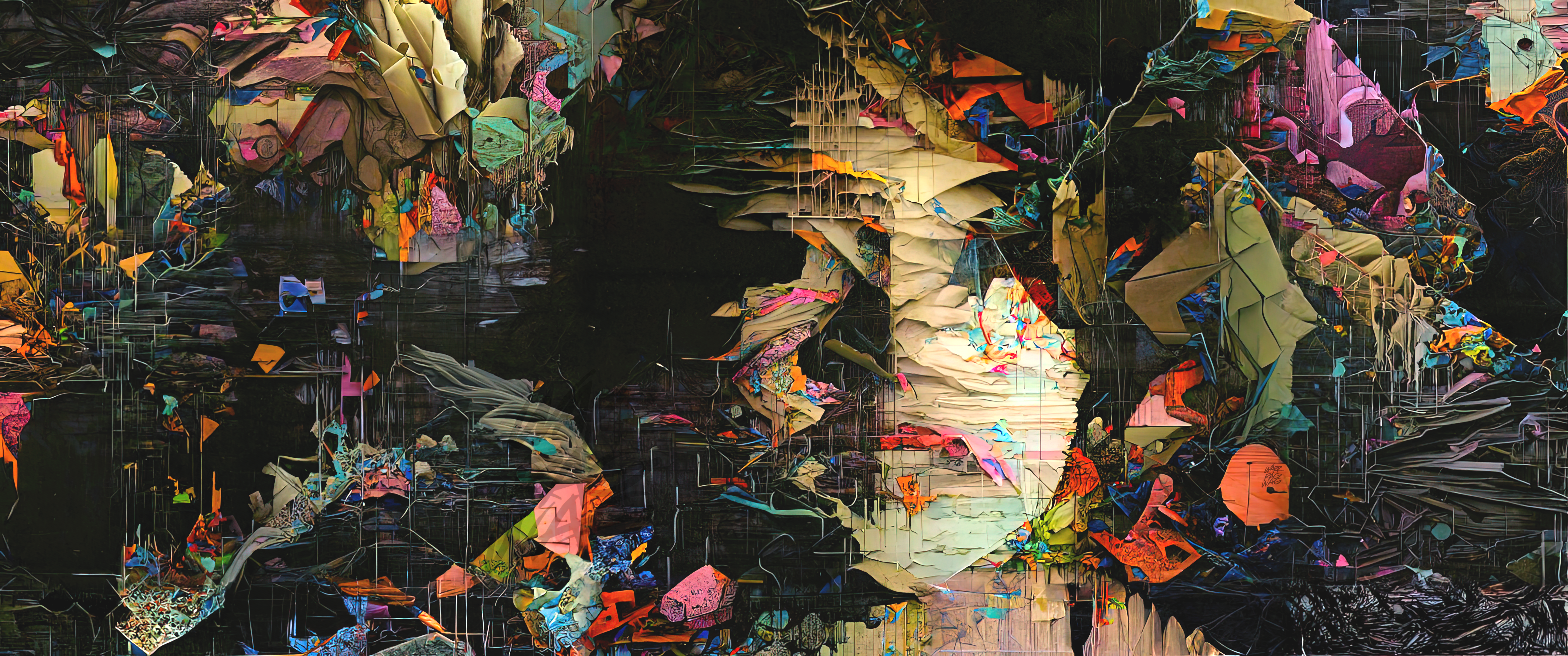 A face in an artificial dream 04