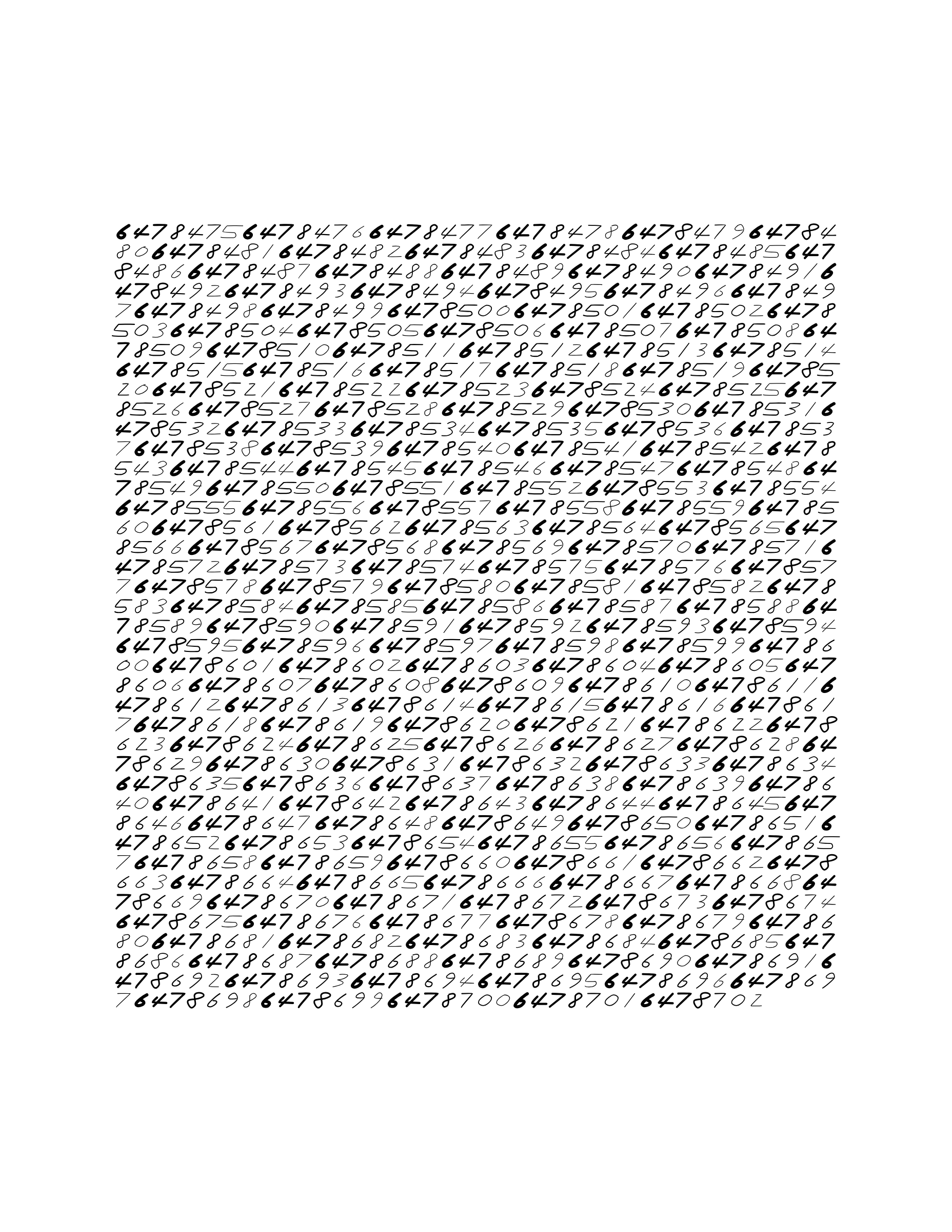 Endless (5,607,250 to Infinity) #2999