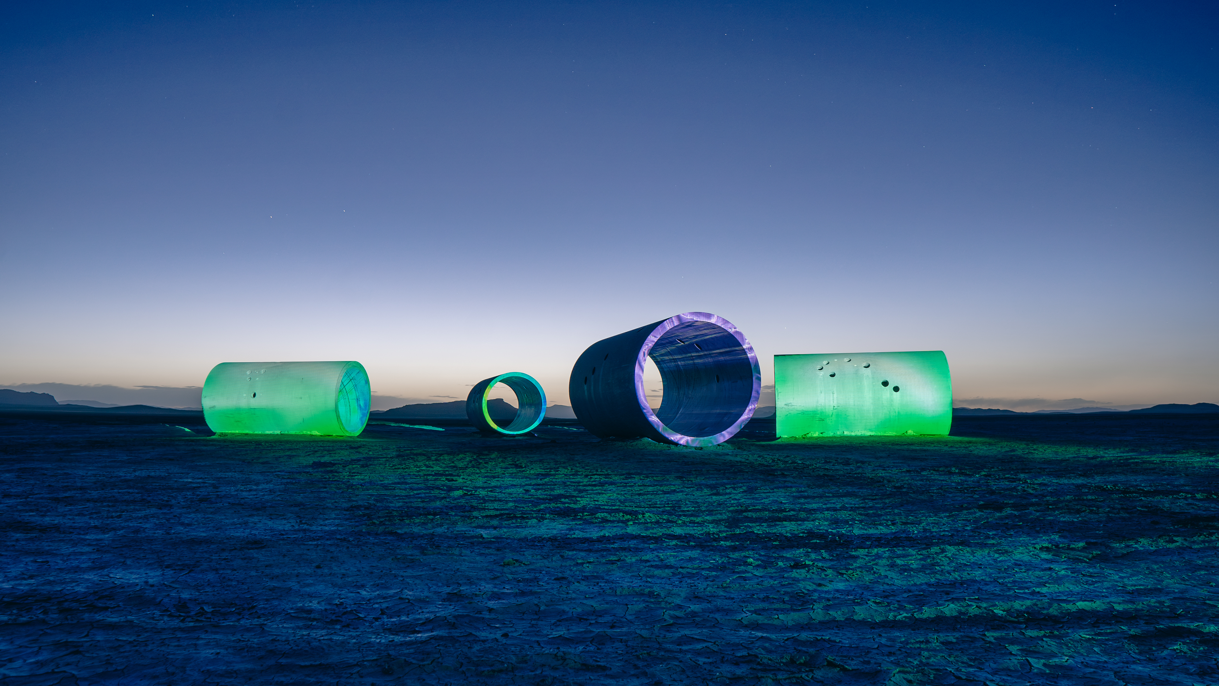 Illuminated Sun Tunnels