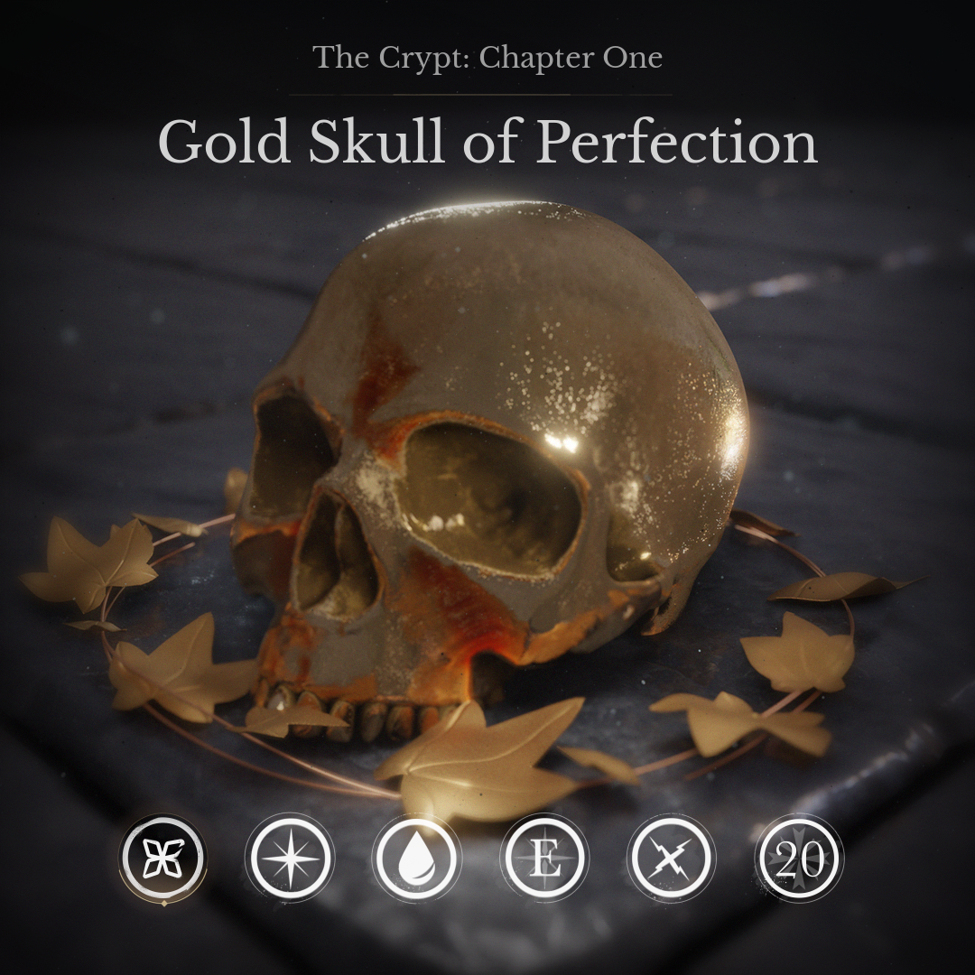 Gold Skull #11